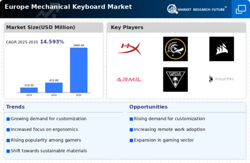 Europe Mechanical Keyboard Market Infographic