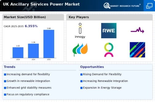 UK Ancillary Services Power Market Infographic