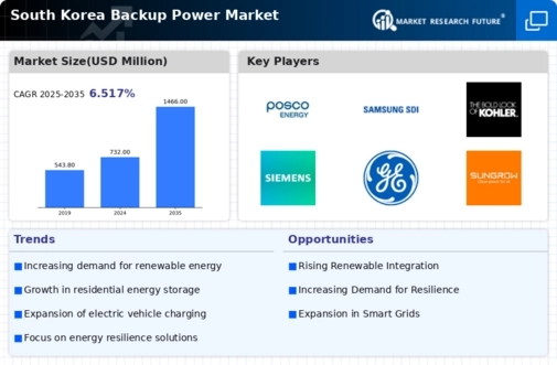 South Korea Backup Power Market Infographic