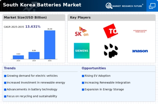 South Korea Batteries Market Infographic