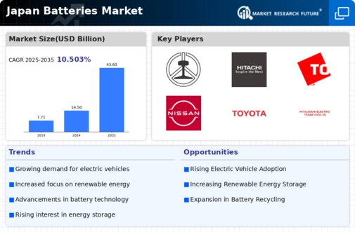 Japan Batteries Market Infographic