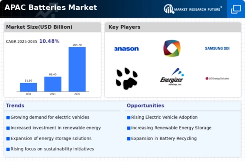 APAC Batteries Market Infographic