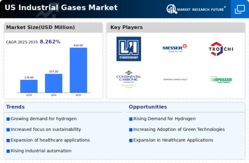 US Industrial Gases Market Infographic