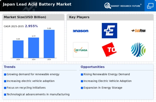 Japan Lead Acid Battery Market Infographic
