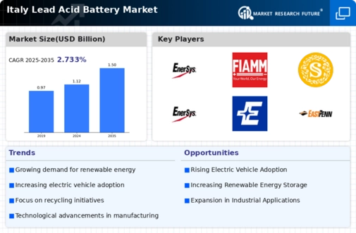 Italy Lead Acid Battery Market Infographic