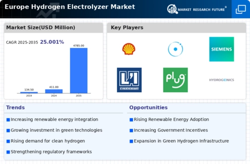 Europe Hydrogen Electrolyzer Market Infographic