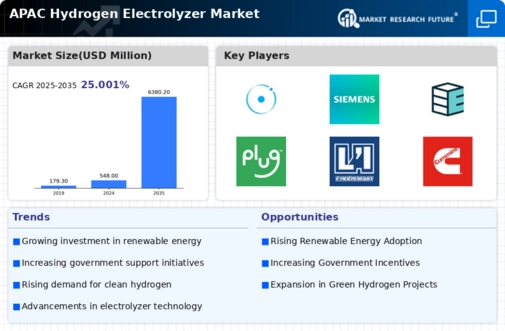 APAC Hydrogen Electrolyzer Market Infographic