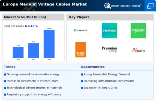 Europe Medium Voltage Cables Market Infographic