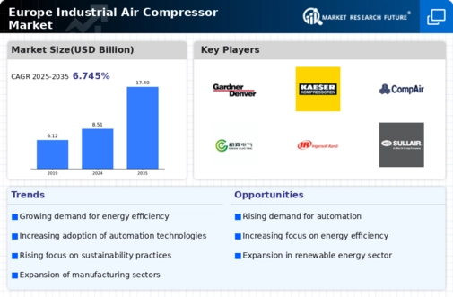 Europe Industrial Air Compressor Market Infographic