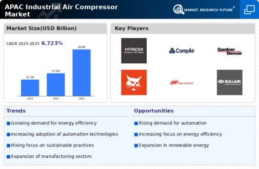 APAC Industrial Air Compressor Market Infographic
