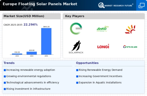 Europe Floating Solar Panels Market Infographic