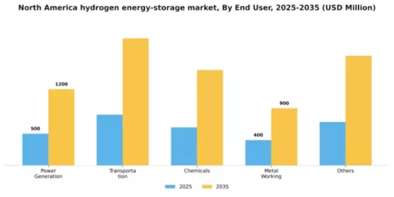 North America Hydrogen Energy Storage Market Segment Image 0