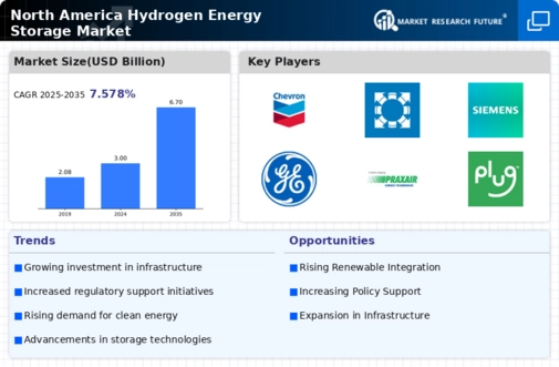 North America Hydrogen Energy Storage Market Infographic