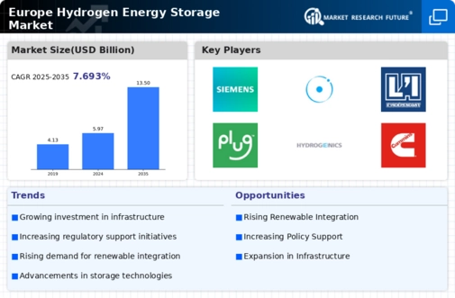 Europe Hydrogen Energy Storage Market Infographic