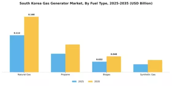 South Korea Gas Generator Market Segment Image 2