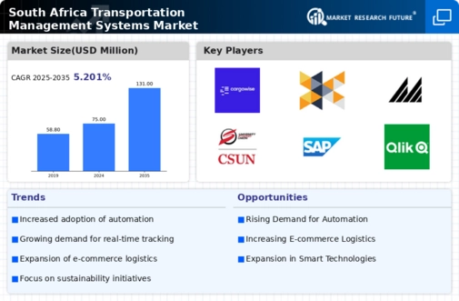 South Africa Transportation Management Systems Market Infographic