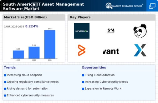 South America IT Asset Management Software Market Infographic