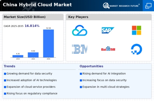China Hybrid Cloud Market Infographic