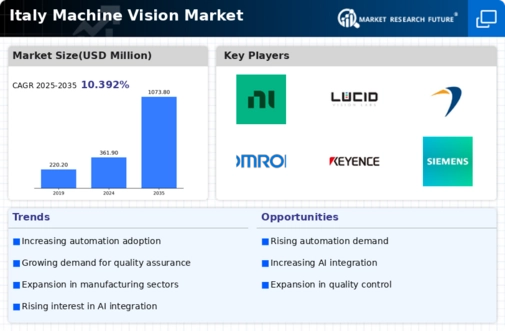 Italy Machine Vision Market Infographic