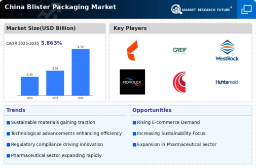 China' Blister Packaging Market Infographic