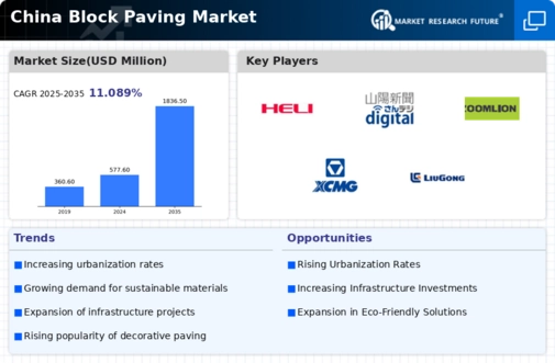 China Block Paving Market Infographic