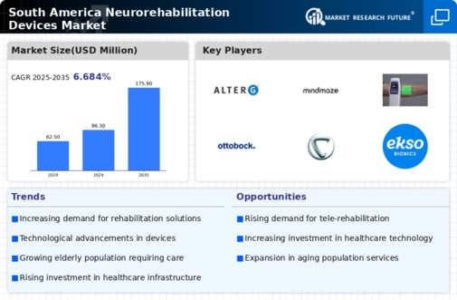 South America Neurorehabilitation Devices Market Infographic
