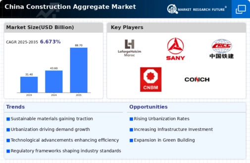 China Construction Aggregate Market Infographic