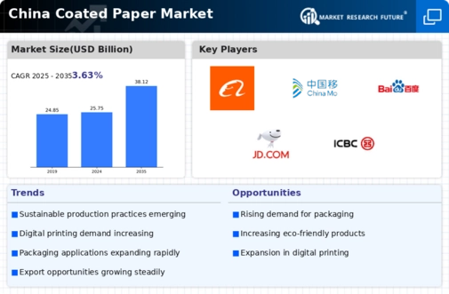 China Coated Paper Market Infographic