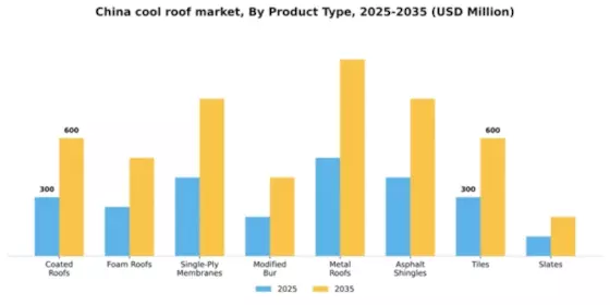 China Cool Roof Market Segment Image 1