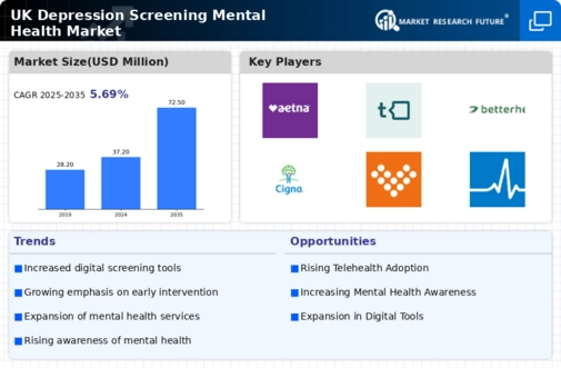UK Depression Screening Mental Health Market Infographic