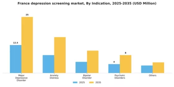 France Depression Screening Mental Health Market Segment Image 2