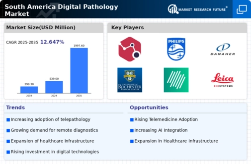 South America Digital Pathology Market Infographic