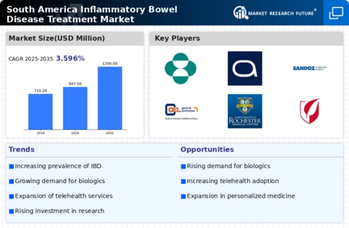 South America Inflammatory Bowel Disease Treatment Market Infographic