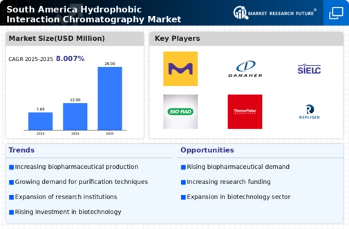 South America Hydrophobic Interaction Chromatography Market Infographic