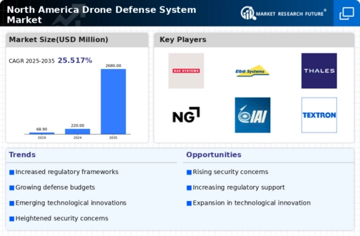 North America Drone Defense System Market Infographic