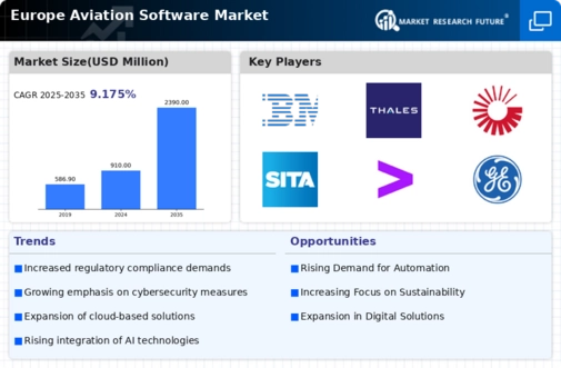 Europe Aviation Software Market Infographic