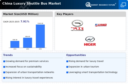 China Luxury Shuttle Bus Market Infographic
