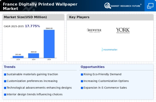 France Digitally Printed Wallpaper Market Infographic
