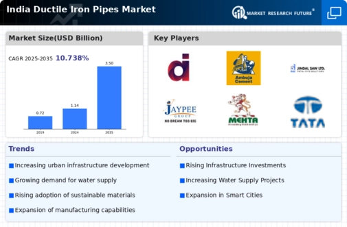 India Ductile Iron Pipes Market Infographic