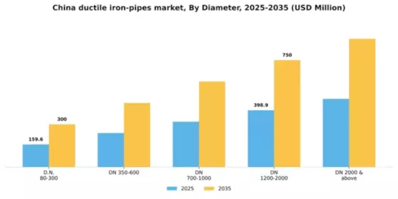 China Ductile Iron Pipes Market Segment Image 0
