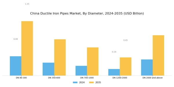 China Ductile Iron Pipes Market Segment Image 0