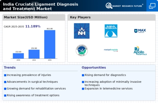 India Cruciate Ligament Diagnosis Treatment Market Infographic