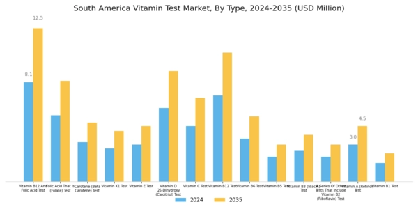 South America Vitamin Test Market Segment Image 0
