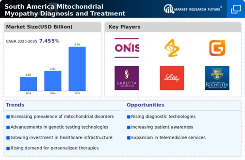 South America Mitochondrial Myopathy Diagnosis Treatment Market Infographic
