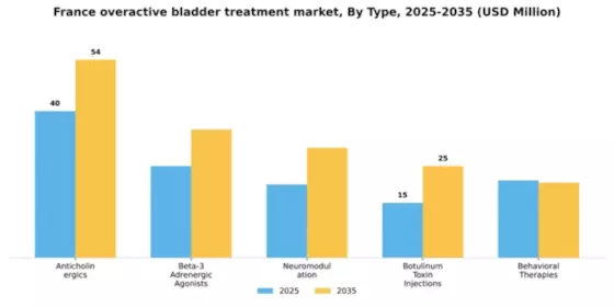 France Overactive Bladder Treatment Market Segment Image 3