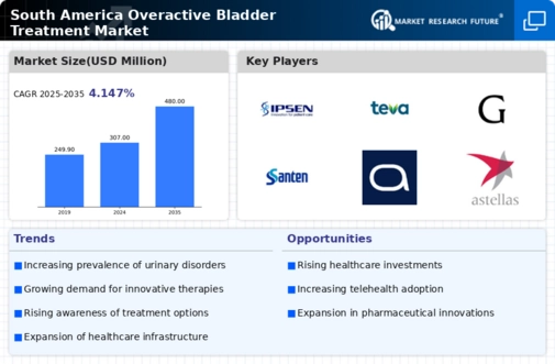 South America Overactive Bladder Treatment Market Infographic