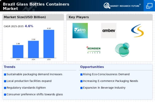Brazil Glass Bottles Containers Market Infographic