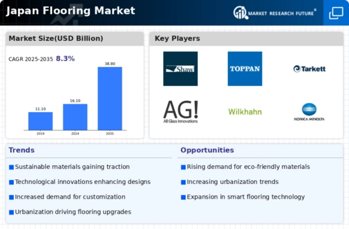Japan Flooring Market Infographic