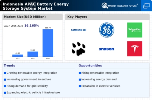 Indonesia APAC Battery Energy Storage System Market Infographic