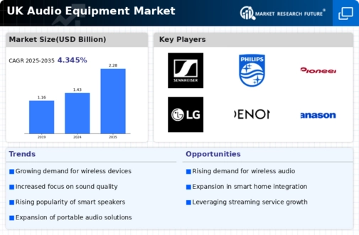 UK Audio Equipment Market Infographic